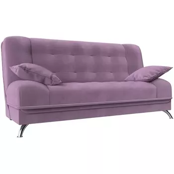 Диван Книжка Анна (микровельвет сиреневый) Лига Диванов 110680