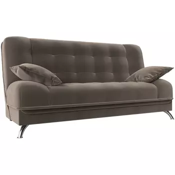 Диван Книжка Анна (велюр коричневый) Лига Диванов 102744