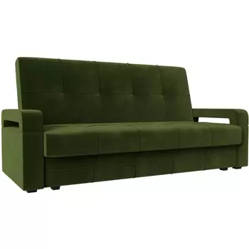 Диван-книжка Гермес лайт (микровельвет зеленый) Лига Диванов 112746