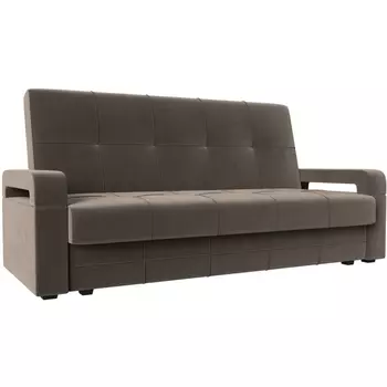 Диван-книжка Гермес лайт (велюр коричневый) Лига Диванов 112739