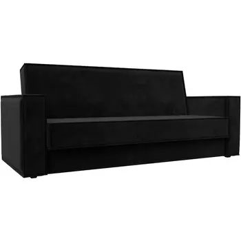 Диван-книжка Куба (Черный/Велюр) Лига Диванов арт.122044