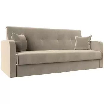 Диван книжка Надежда (микровельвет бежевый) Лига Диванов 103078