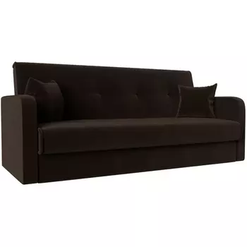 Диван книжка Надежда (микровельвет коричневый) Лига Диванов 103081