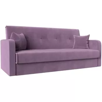 Диван книжка Надежда (микровельвет сиреневый) Лига Диванов 111084