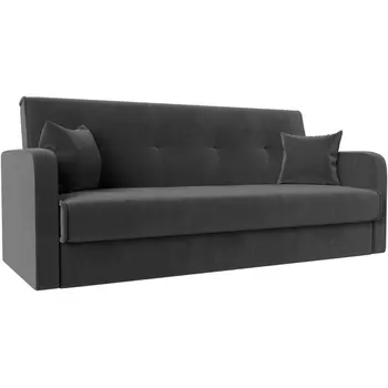 Диван книжка Надежда (велюр серый) Лига Диванов 103076