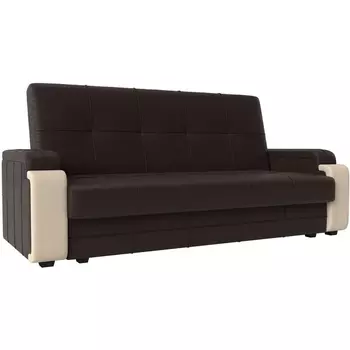 Диван-книжка Николь Лайт (Экокожа коричневый) Лига Диванов 114044