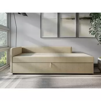 Диван-кровать Arsko Велес Угол левый рогожка бежевая