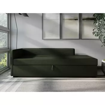 Диван-кровать Arsko Велес Угол левый велюр зеленый