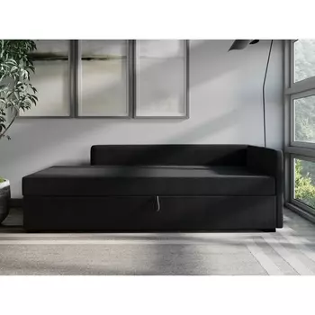 Диван-кровать Arsko Велес Угол правый рогожка графитовая