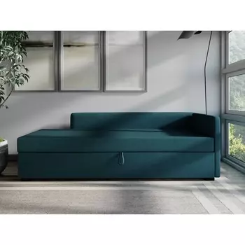 Диван-кровать Arsko Велес Угол правый велюр голубой