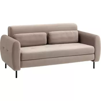 Диван-кровать Stool Group прямой Барнаби велюр серый арт.УТ000040005