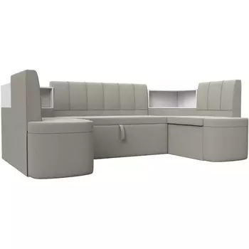 Диван кухонный П-образный Тефида Лига Диванов (Рогожка) арт.125850