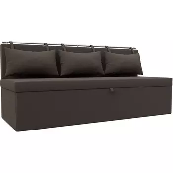 Диван кухонный прямой Метро Лига Диванов (Рогожка) арт.125876