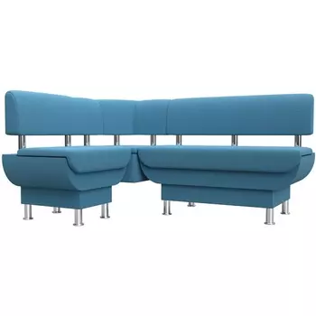 Диван кухонный угловой Альфа левый угол Лига Диванов (Рогожка) арт.123967L