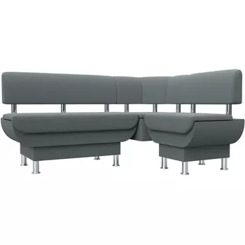 Диван кухонный угловой Альфа правый угол Лига Диванов (Рогожка) арт.123816