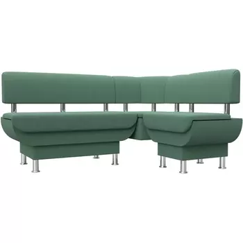 Диван кухонный угловой Альфа правый угол Лига Диванов (Рогожка) арт.123814