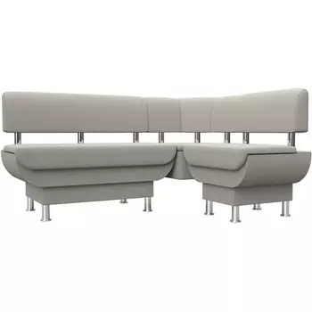 Диван кухонный угловой Альфа правый угол Лига Диванов (Рогожка) арт.123963