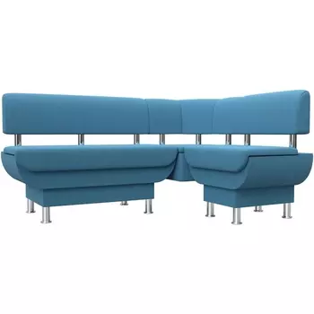 Диван кухонный угловой Альфа правый угол Лига Диванов (Рогожка) арт.123967