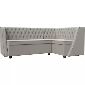 Диван кухонный угловой Лофт правый угол Лига Диванов (Рогожка) арт.125890