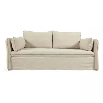 Диван La Forma (ex Julia Grup) Tanit (Бежевый,Белый/ Пена,МДФ,Бук,Дерево)