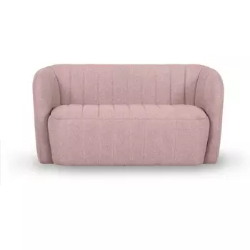 Диван Lecco ОГОГО (арт.745061), (Ткань,Рогожка/Розовый) ОГОГО Обстановочка!