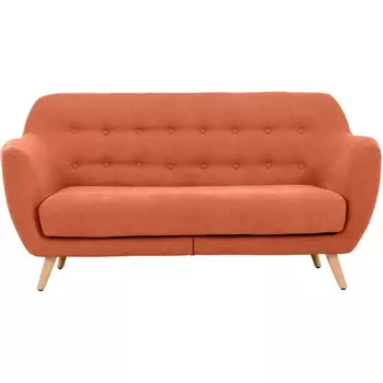 Диван Loa 2-местный ОГОГО (арт.340388), (Ткань/Оранжевый) ОГОГО Обстановочка!