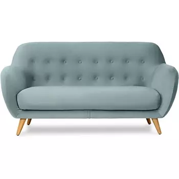 Диван Loa 2-местный ОГОГО (арт.471120), (Ткань/Бирюзовый) ОГОГО Обстановочка!