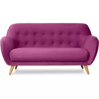 Диван Loa 2-местный ОГОГО (арт.471123), (Ткань/Розовый) ОГОГО Обстановочка!