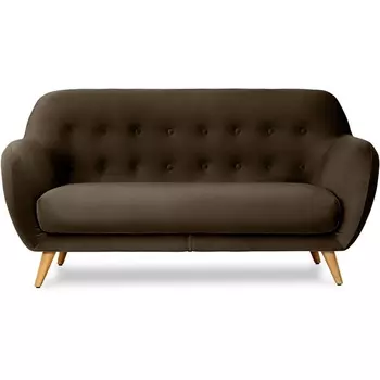 Диван Loa 2-местный ОГОГО (арт.471127), (Ткань/Коричневый) ОГОГО Обстановочка!