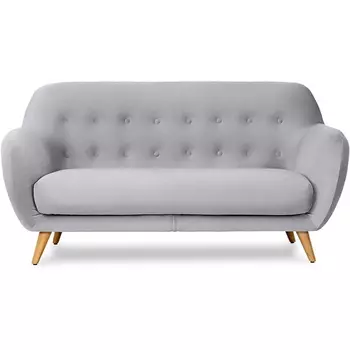 Диван Loa 2-местный ОГОГО (арт.471128), (Ткань/Серый) ОГОГО Обстановочка!