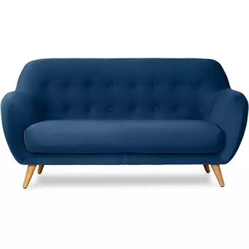 Диван Loa 2-местный ОГОГО (арт.471129), (Ткань/Синий) ОГОГО Обстановочка!