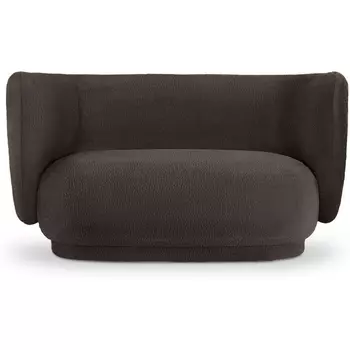 Диван Lucca 2-х местный ОГОГО (арт.815531), (Искусственный мех/Коричневый) ОГОГО Обстановочка!