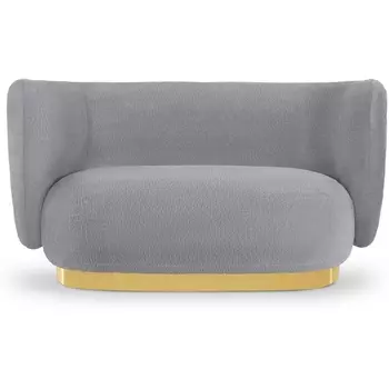 Диван Lucca 2-х местный ОГОГО (арт.853061), (Искусственный мех/Серый) ОГОГО Обстановочка!