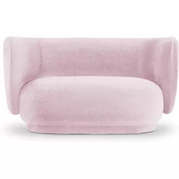 Диван Lucca 2-х местный ОГОГО (арт.815534), (Искусственный мех/Розовый) ОГОГО Обстановочка!