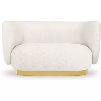 Диван Lucca 2-х местный ОГОГО (арт.853033), (Искусственный мех/Белый) ОГОГО Обстановочка!