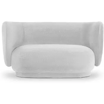 Диван Lucca 2-х местный ОГОГО (арт.815526), (Искусственный мех/Белый) ОГОГО Обстановочка!