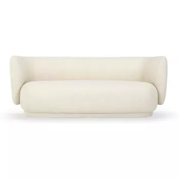 Диван Lucca ОГОГО (арт.786663), (Ткань,Рогожка,Букле/Белый) ОГОГО Обстановочка!