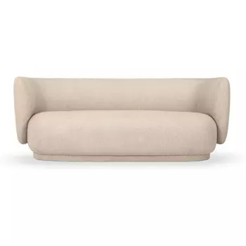 Диван Lucca ОГОГО (арт.786876), (Ткань,Рогожка,Букле/Бежевый) ОГОГО Обстановочка!