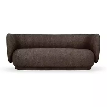 Диван Lucca ОГОГО (арт.786877), (Ткань,Рогожка,Букле/Коричневый) ОГОГО Обстановочка!