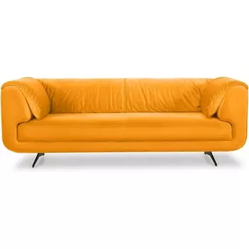 Диван Marsala ОГОГО (арт.640270), (Велюр/Желтый) ОГОГО Обстановочка!