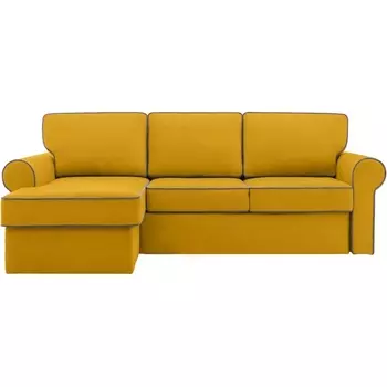 Диван Murom ОГОГО (арт.342068), (Ткань/Желтый) ОГОГО Обстановочка!