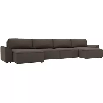 Диван п-образный Лига-048 НПБ лонг Лига Диванов (Рогожка) арт.128340