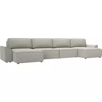 Диван п-образный Лига-048 НПБ лонг Лига Диванов (Рогожка) арт.128339