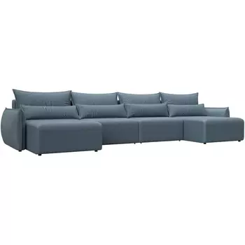 Диван П-образный Лига-051 НПБ Лонг Лига Диванов (Велюр) арт.128697