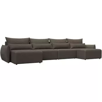 Диван П-образный Лига-051 НПБ Лонг Лига Диванов (Велюр) арт.128696