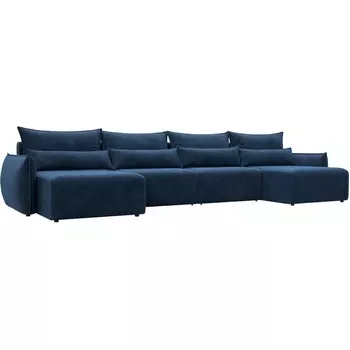 Диван П-образный Лига-051 НПБ Лонг Лига Диванов (Велюр) арт.128737