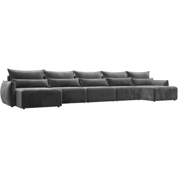 Диван п-образный Лига-051 НПБ МегаЛонг Лига Диванов (Велюр) арт.128680