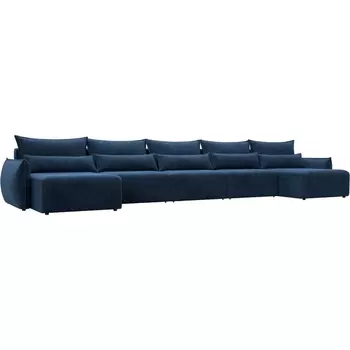 Диван п-образный Лига-051 НПБ МегаЛонг Лига Диванов (Велюр) арт.128746