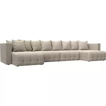 Диван П-образный Лига-052 НПБ Лонг Лига Диванов (Велюр) арт.128845