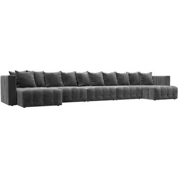 Диван П-образный Лига-052 НПБ МегаЛонг Лига Диванов (Велюр) арт.128865